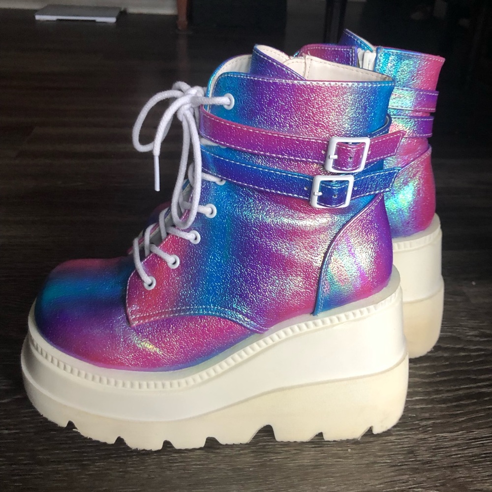Demonia Fairy Technopagan ankle boots